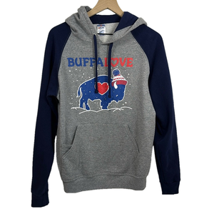 Buffalo Love Gray Pullover Hoodie